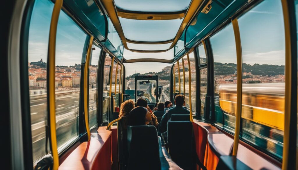 Lisbon airport bus to city centre