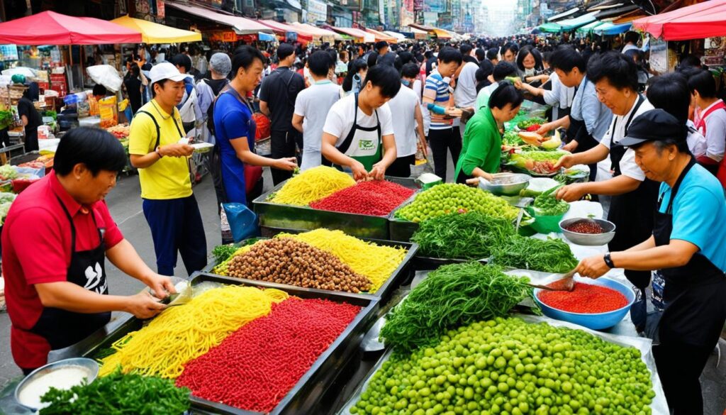 Local markets and street food in Taichung