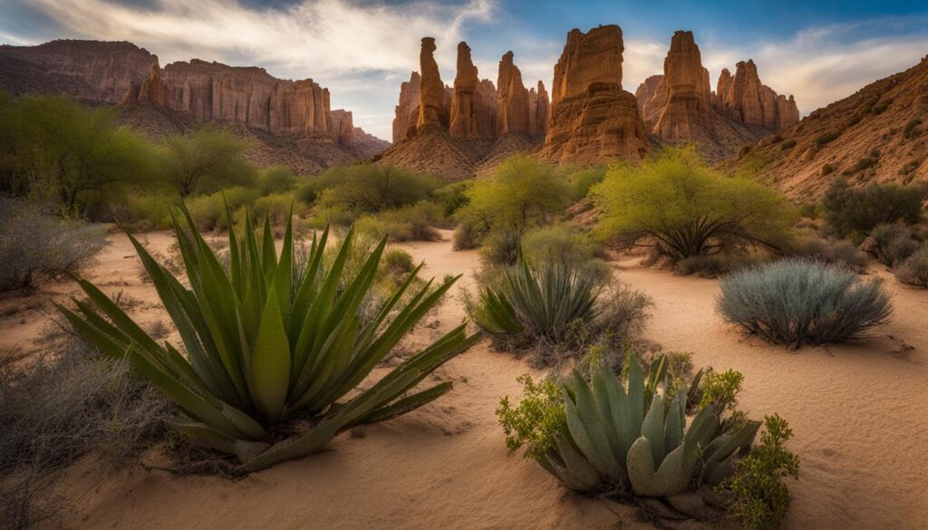 Love Valley natural landscapes near Cappadocia