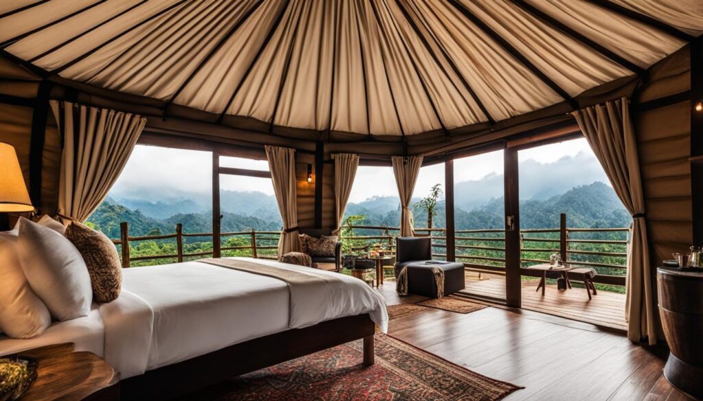 Luxury Glamping Tent in Bandung