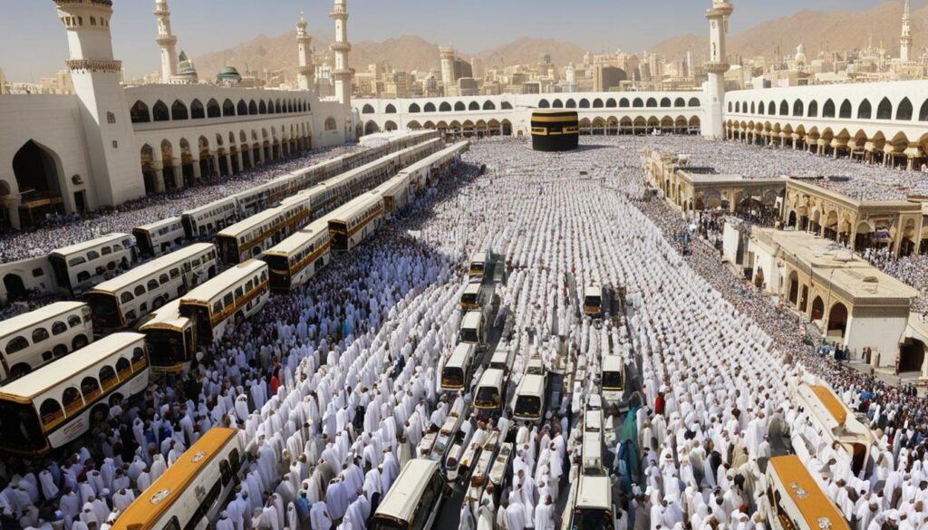 Mecca transport for Umrah