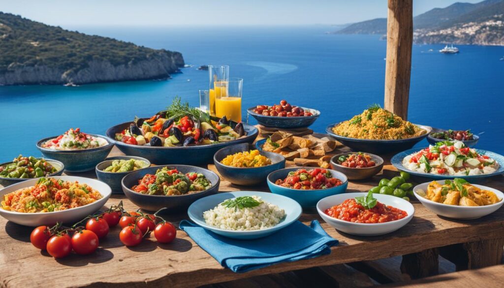 Mediterranean cuisine in Bodrum