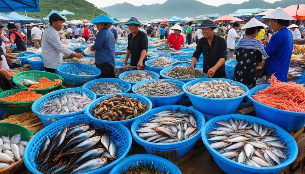 Nha Trang seafood market