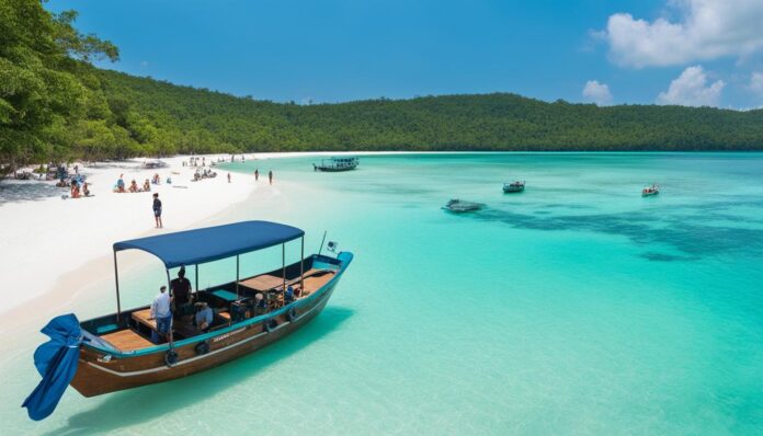Popular day trips from Sihanoukville to nearby islands like Koh Rong?