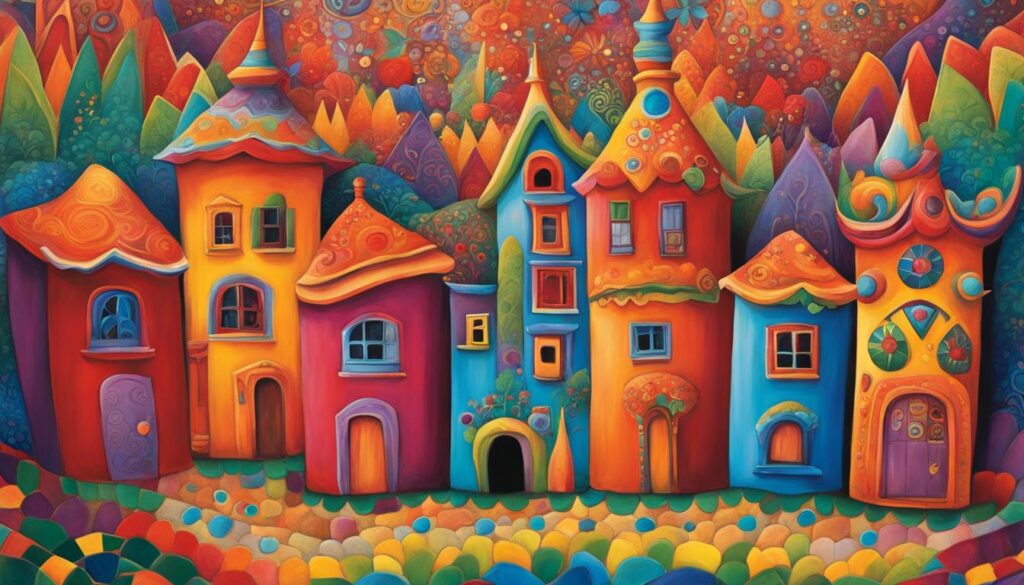 Rainbow Village Artwork