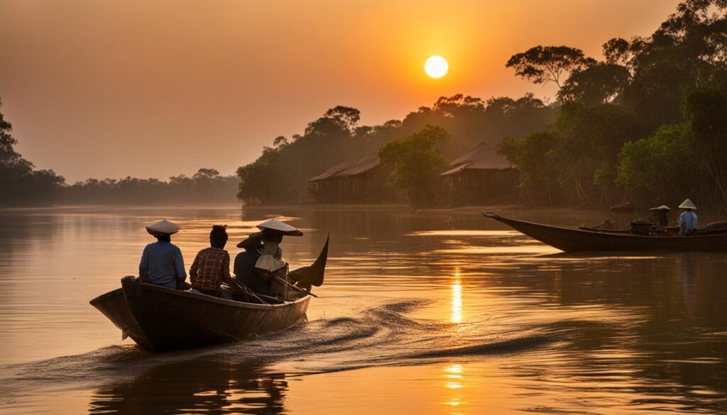 River routes in Cambodia and boat trips in Cambodia