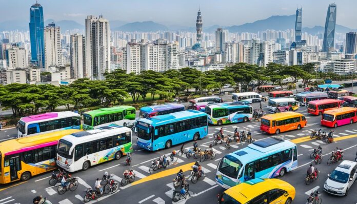 Safe and affordable transportation options for getting around Taichung?