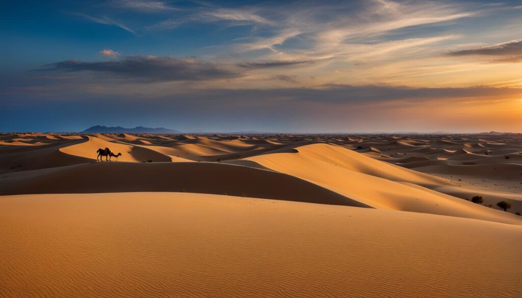 Saudi Arabia desert landscape