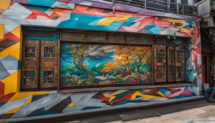Seoul street art and murals exploration in the Hongdae area