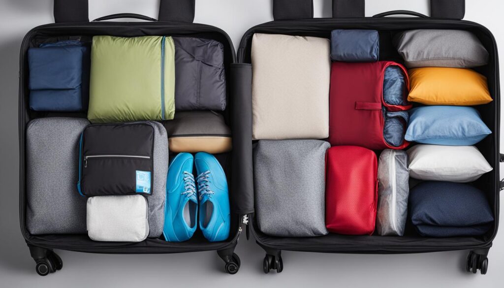 Space-saving packing techniques