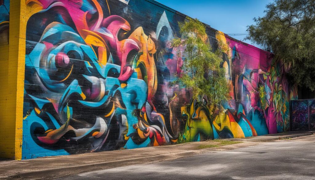 Street art and graffiti exploration in the JAX District