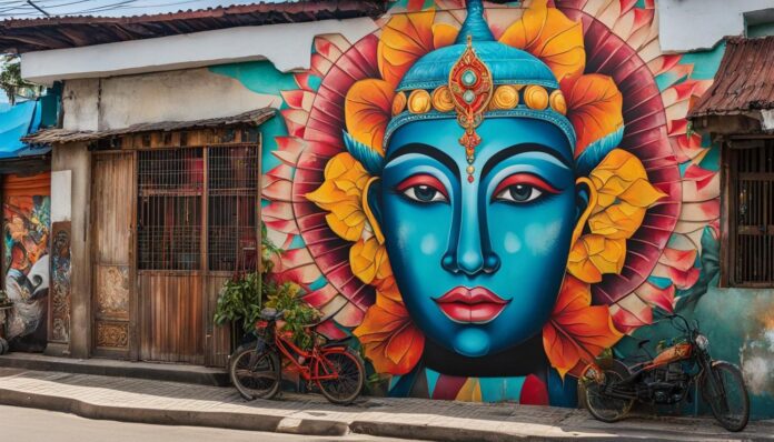 Surabaya street art and murals exploration in the Gubeng area