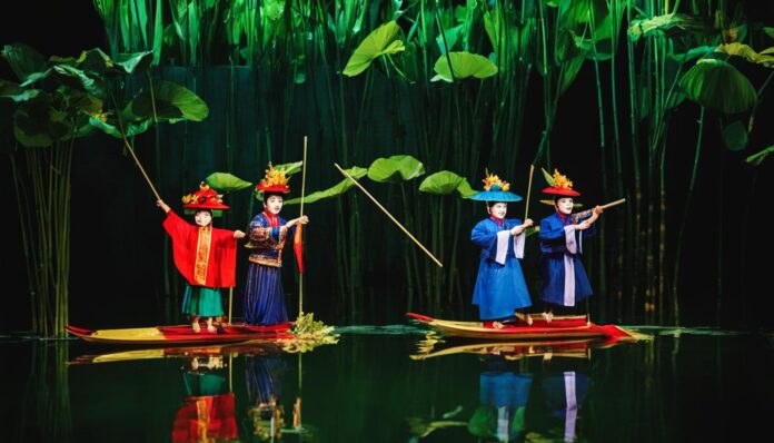 Traditional Vietnamese water puppet shows in Ho Chi Minh City