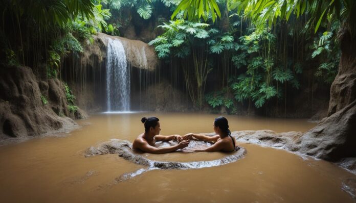 Traditional mud bath experiences in Thap Ba Hot Springs