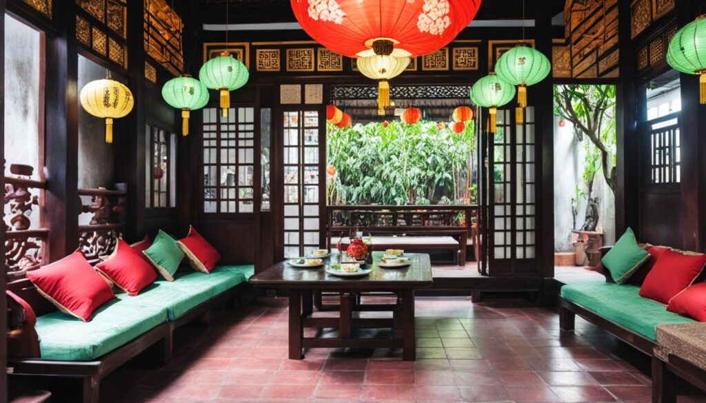 Traditional tea house in Ho Chi Minh City