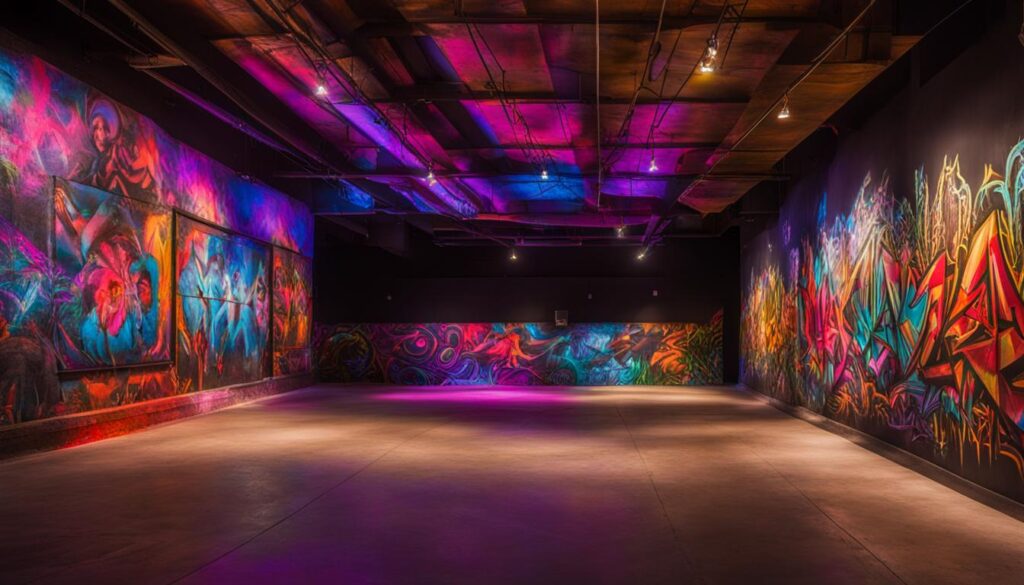 Underground art exhibitions in the 798 Art Zone