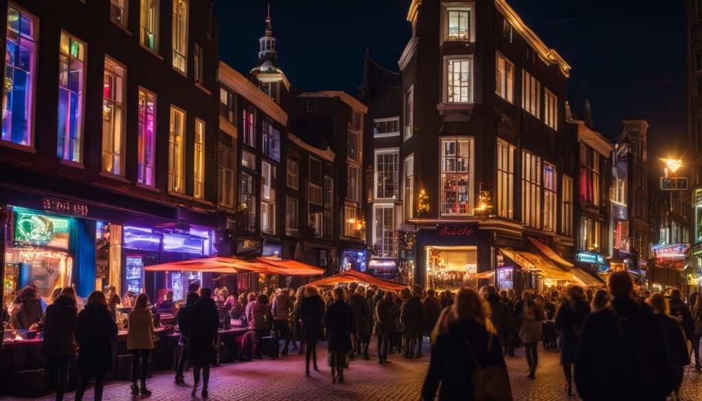 Vibrant nightlife in The Hague