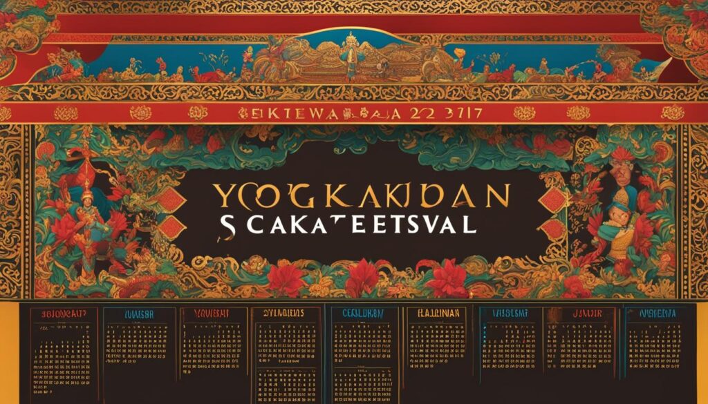 Yogyakarta Festival Calendar