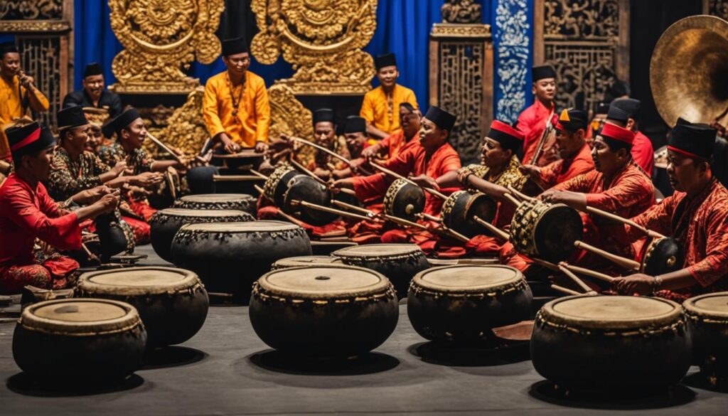 Yogyakarta traditional gamelan music