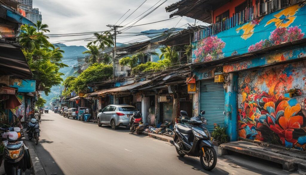 best graffiti spots Da Nang