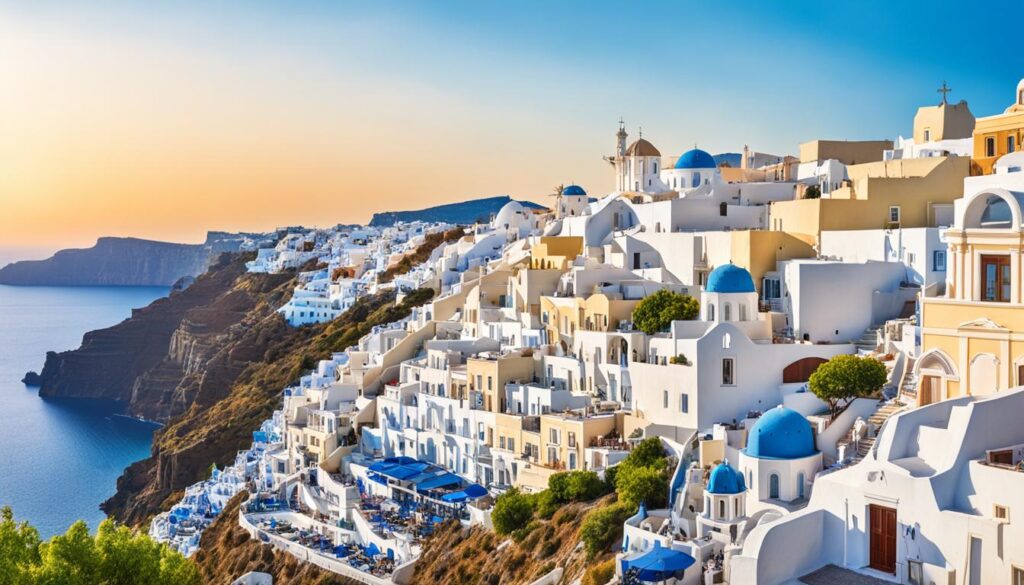 best time to visit Athens and Santorini