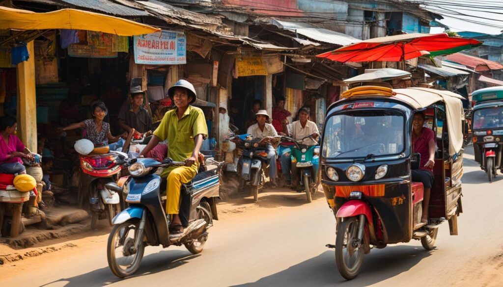 cheap transportation in Battambang