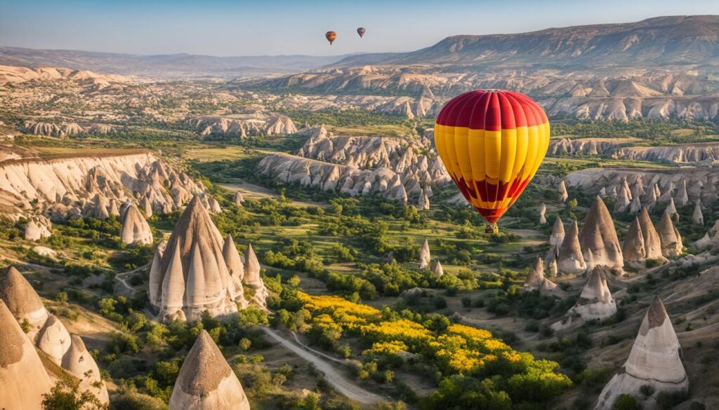 eco-conscious hot air balloon rides in Cappadocia