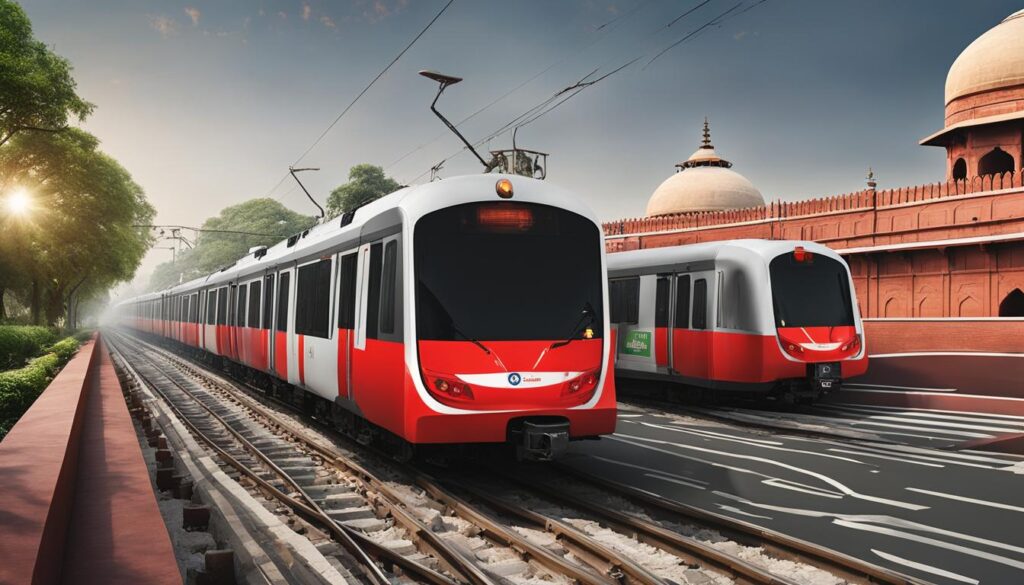 efficient Delhi Metro routes