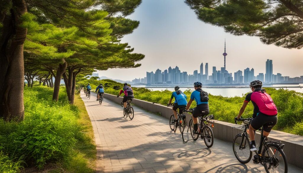 guided bicycle tours in Incheon