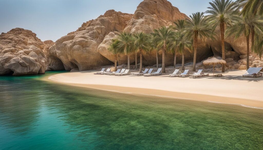 hidden beaches near Dammam