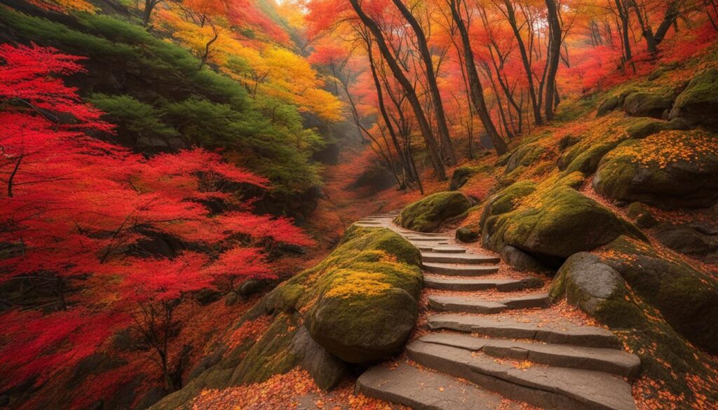 popular hiking trails in South Korea