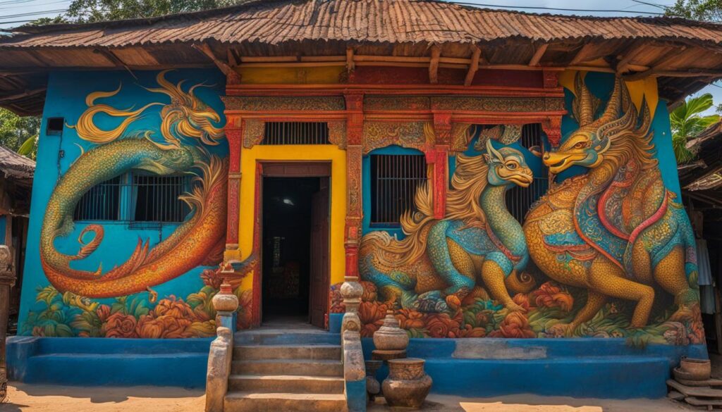 street art and murals in Kandal Village