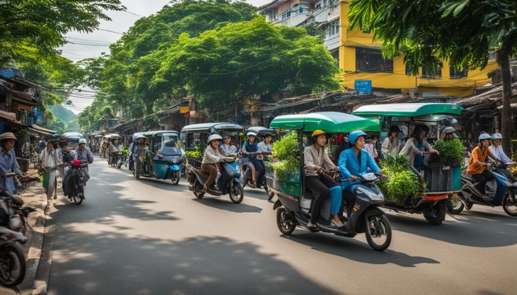 sustainable mobility solutions in Vietnam