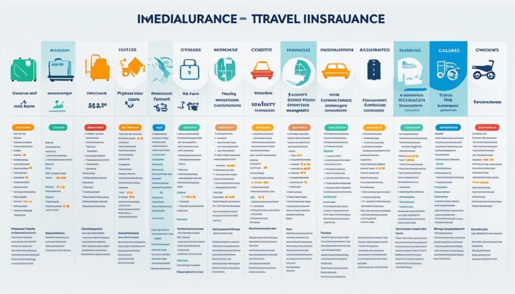 travel insurance coverage comparison
