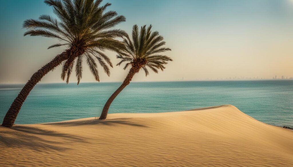 undiscovered beaches in Dammam