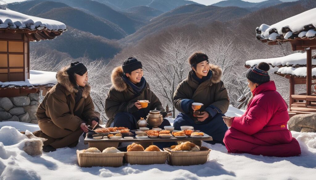 winter in South Korea
