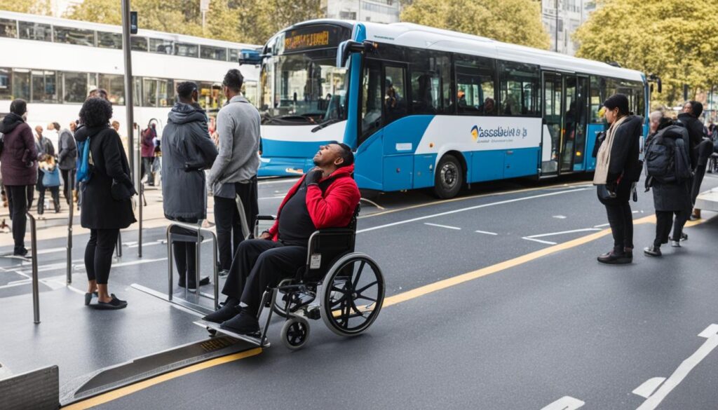 Accessible features on public transportation