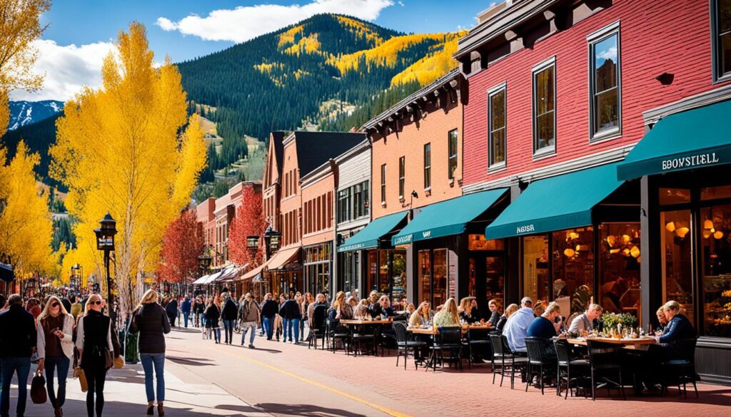 Aspen dining and shopping
