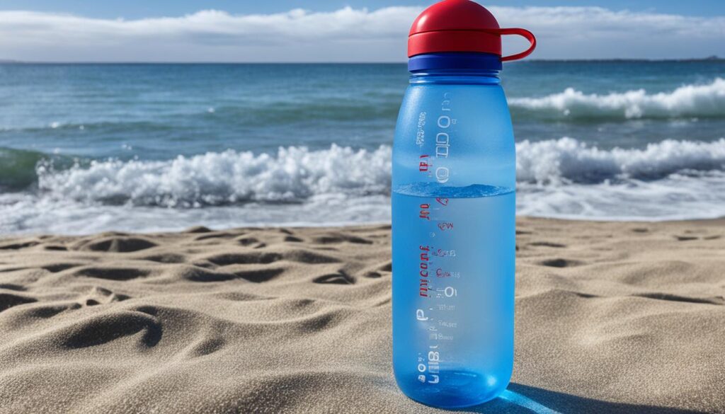 BPA-free plastic water bottles