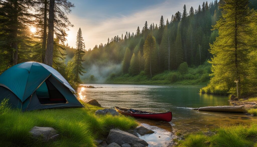Banff camping