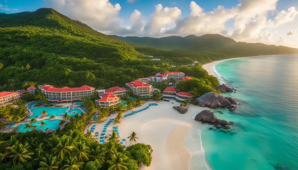 Grand Anse Beach hotels and restaurants