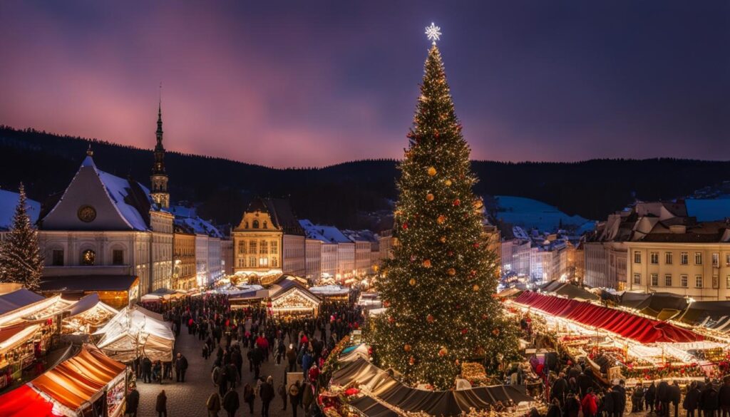 Liberec Christmas market attractions