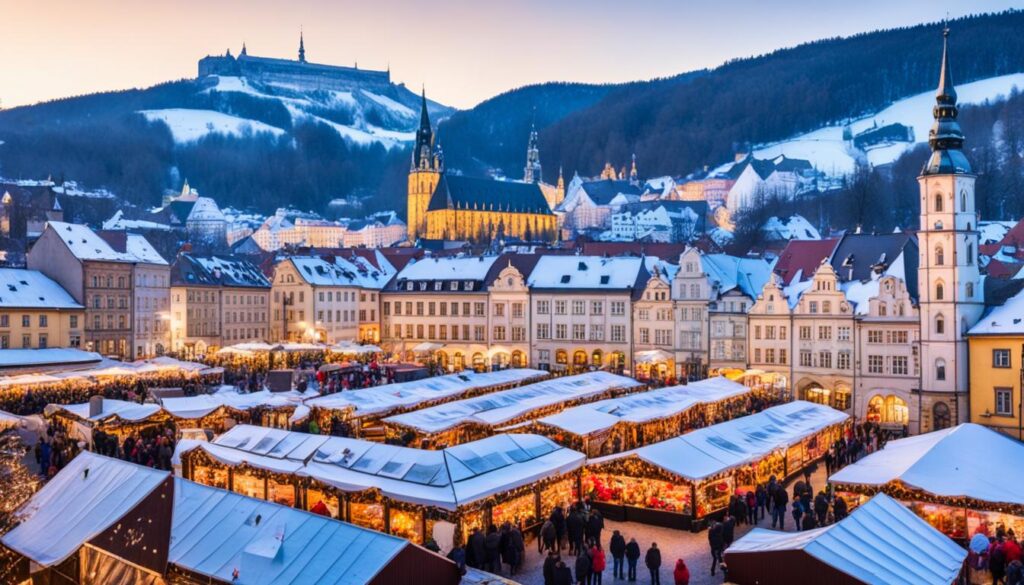Liberec Christmas market location