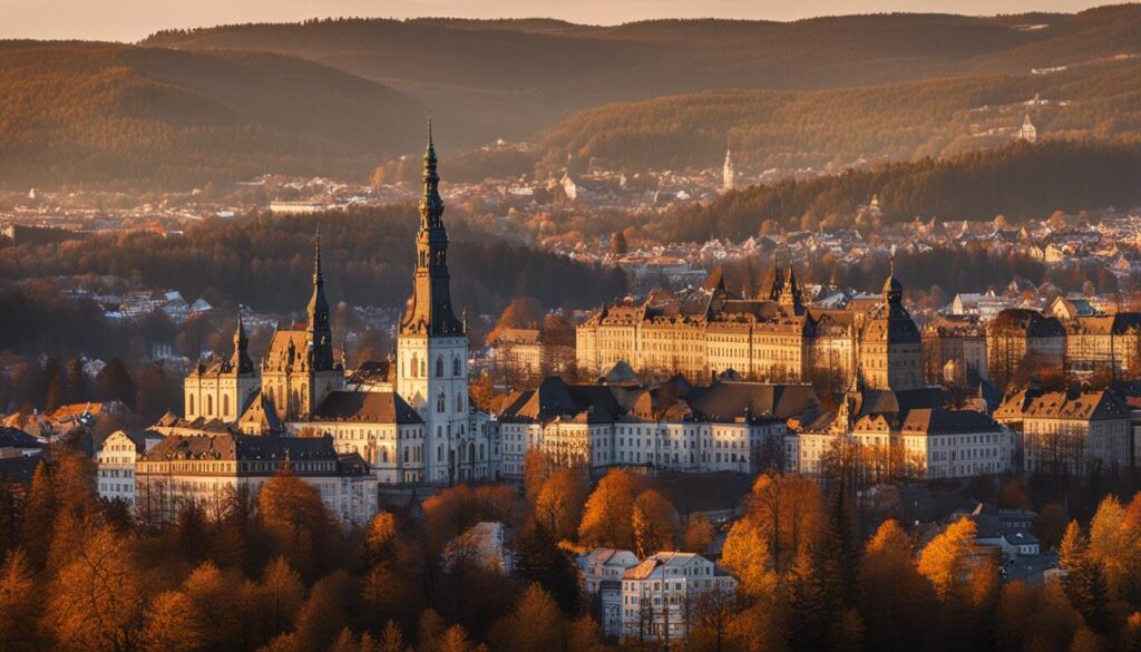 Liberec city view