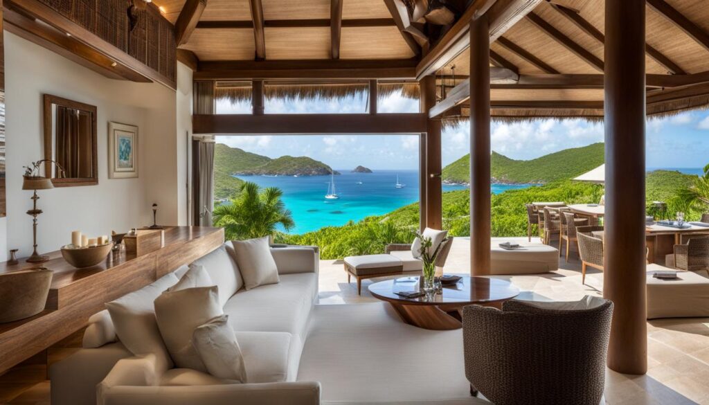 Luxury accommodations in St. Barts