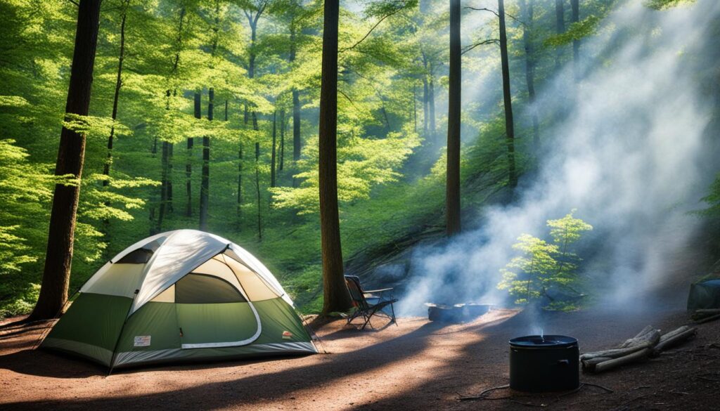 Mammoth Cave camping