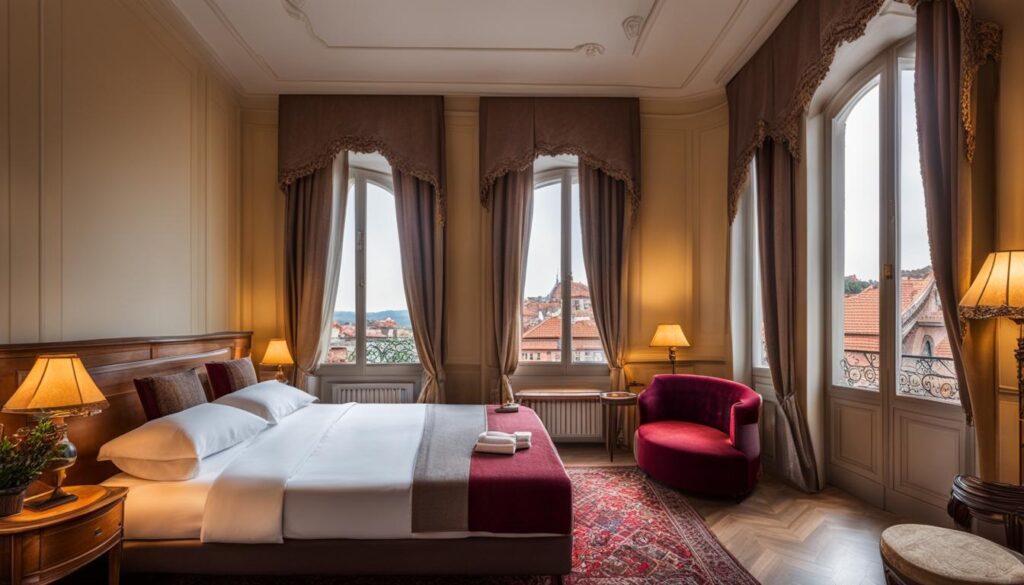 Pécs hotel room
