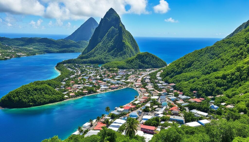 Popular places to visit in St. Lucia