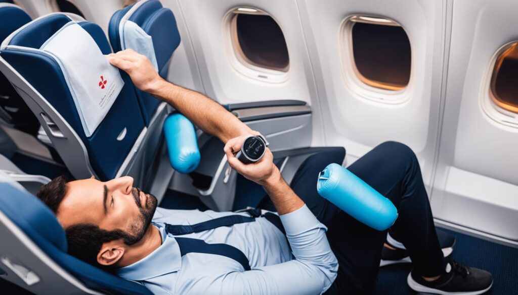 Prevent health issues on long flights