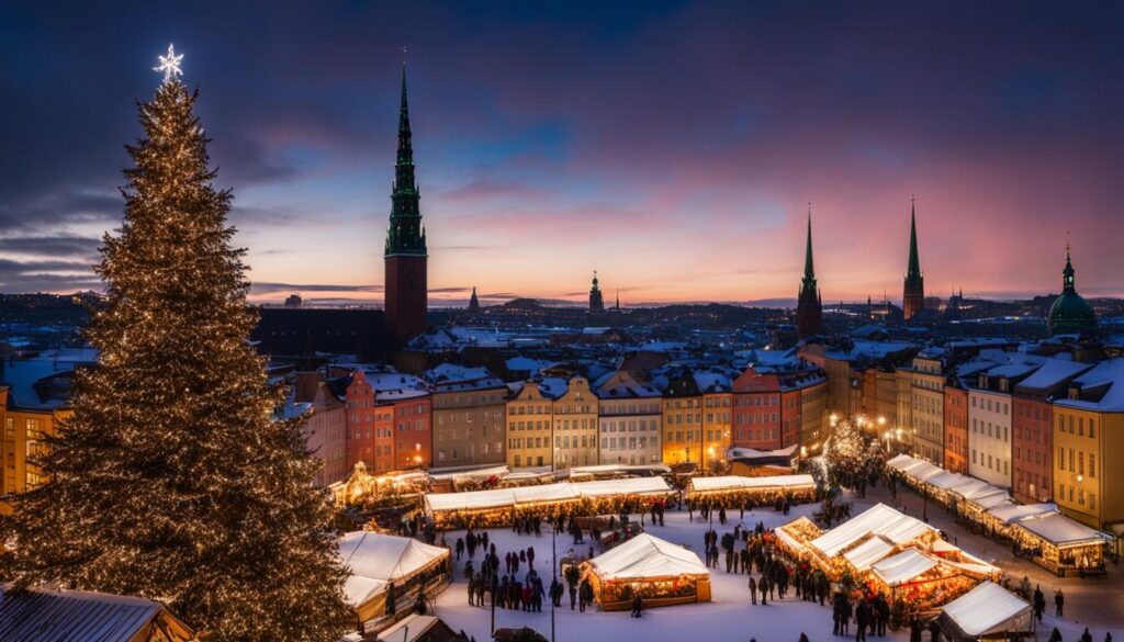 Stockholm Christmas market season